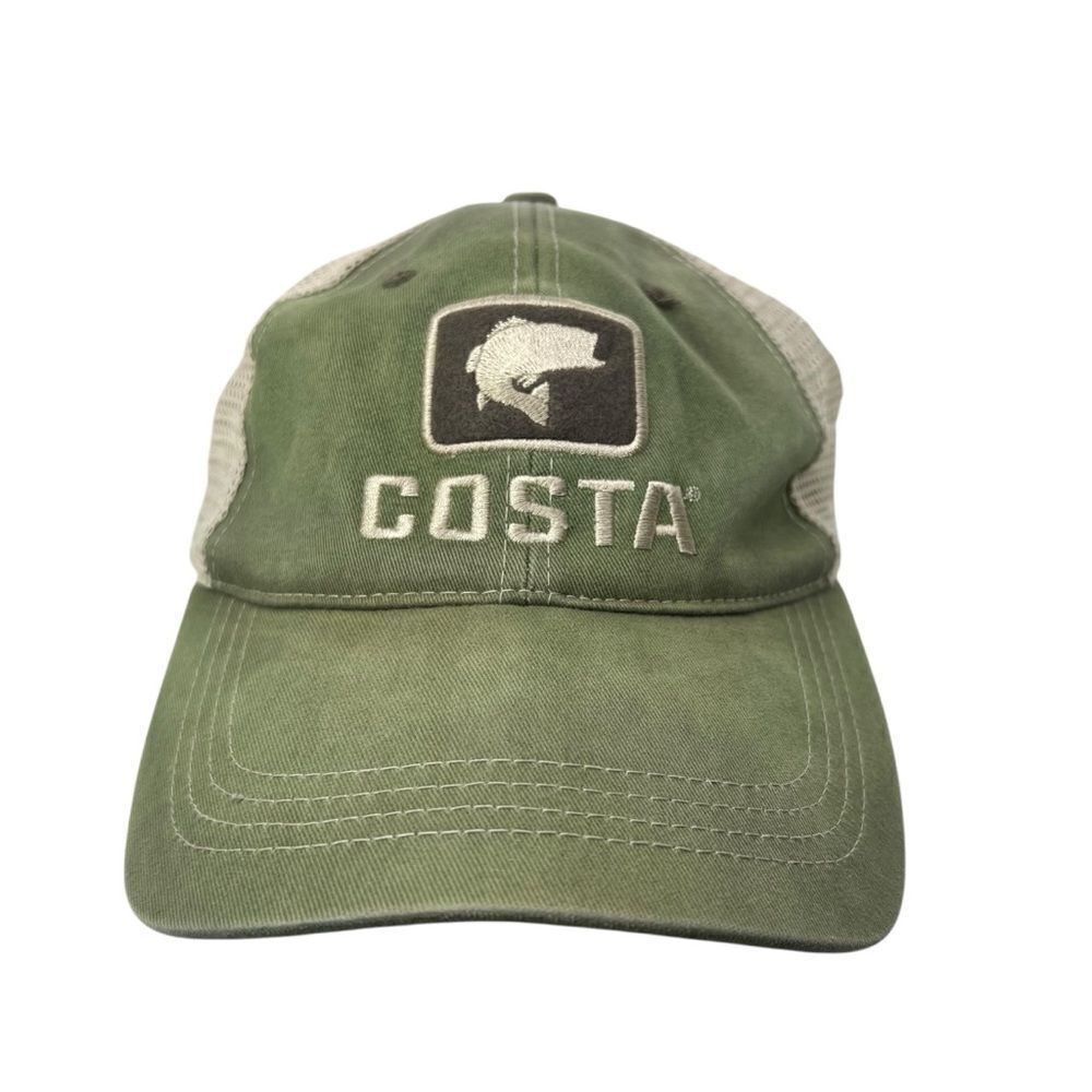 Costa Del Mar Adults' Bass mesh Trucker Hat Snapback Fisherman